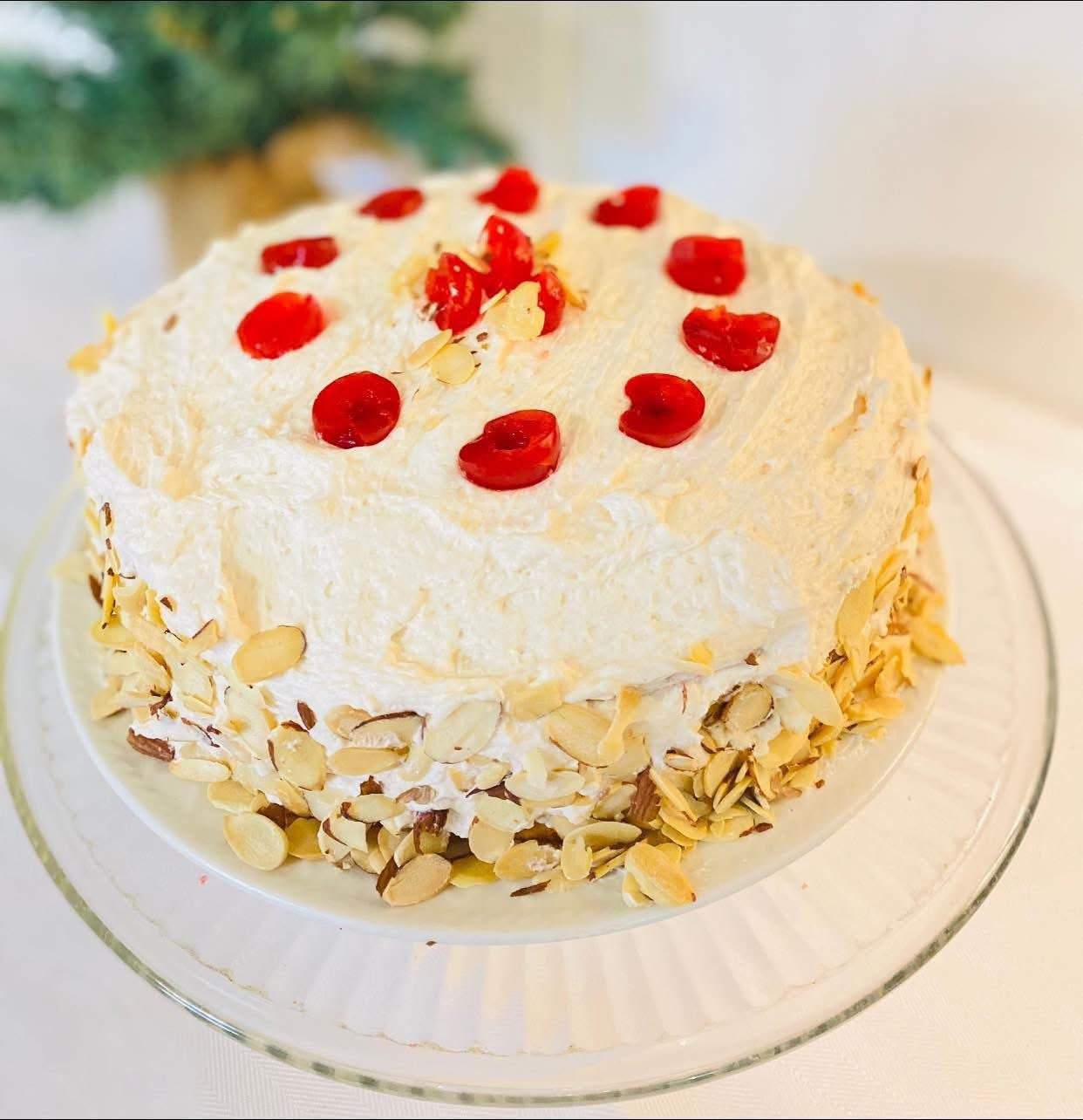 Coconut Cherry Cake